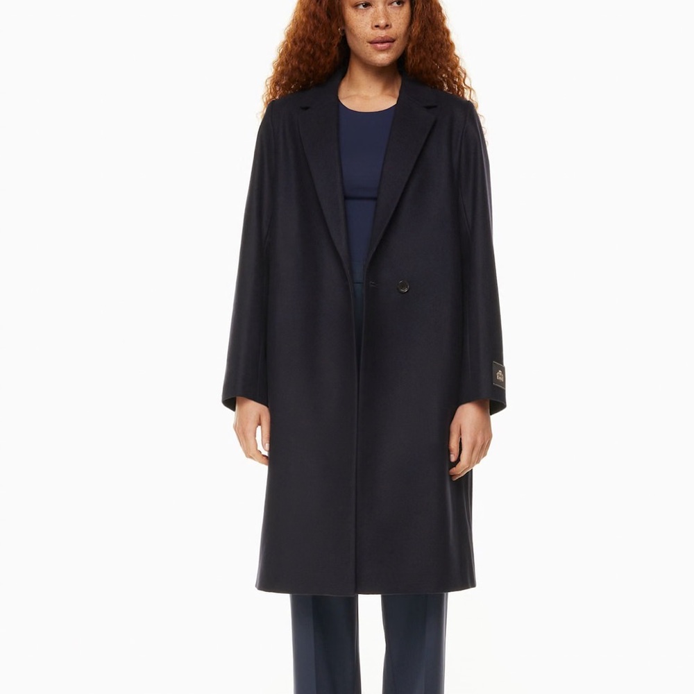 Aritzia navy Stedman Coat